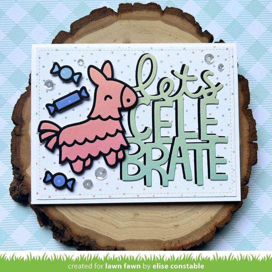 Lawn Fawn - Lawn Cuts - Giant Let's Celebrate-ScrapbookPal