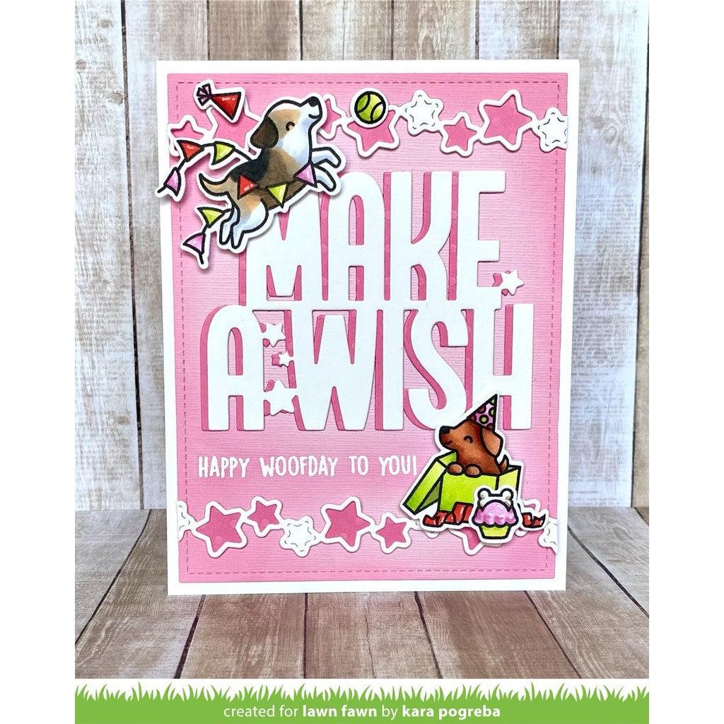 Lawn Fawn - Lawn Cuts - Giant Make a Wish-ScrapbookPal