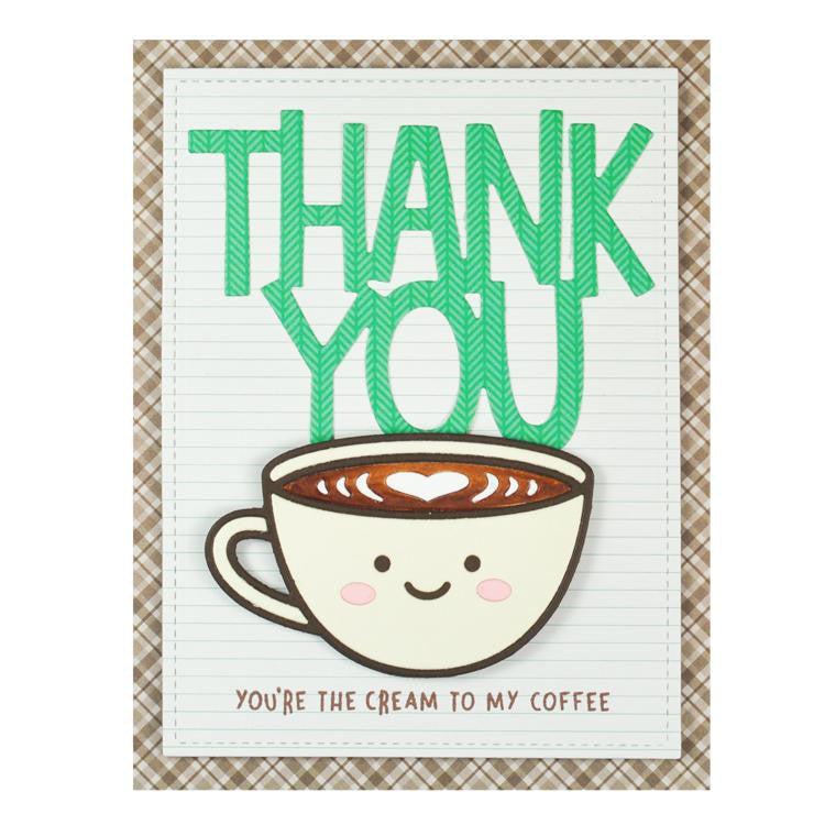 Lawn Fawn - Lawn Cuts - Giant Thank You-ScrapbookPal