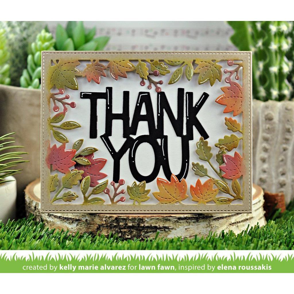 Lawn Fawn - Lawn Cuts - Giant Thank You-ScrapbookPal