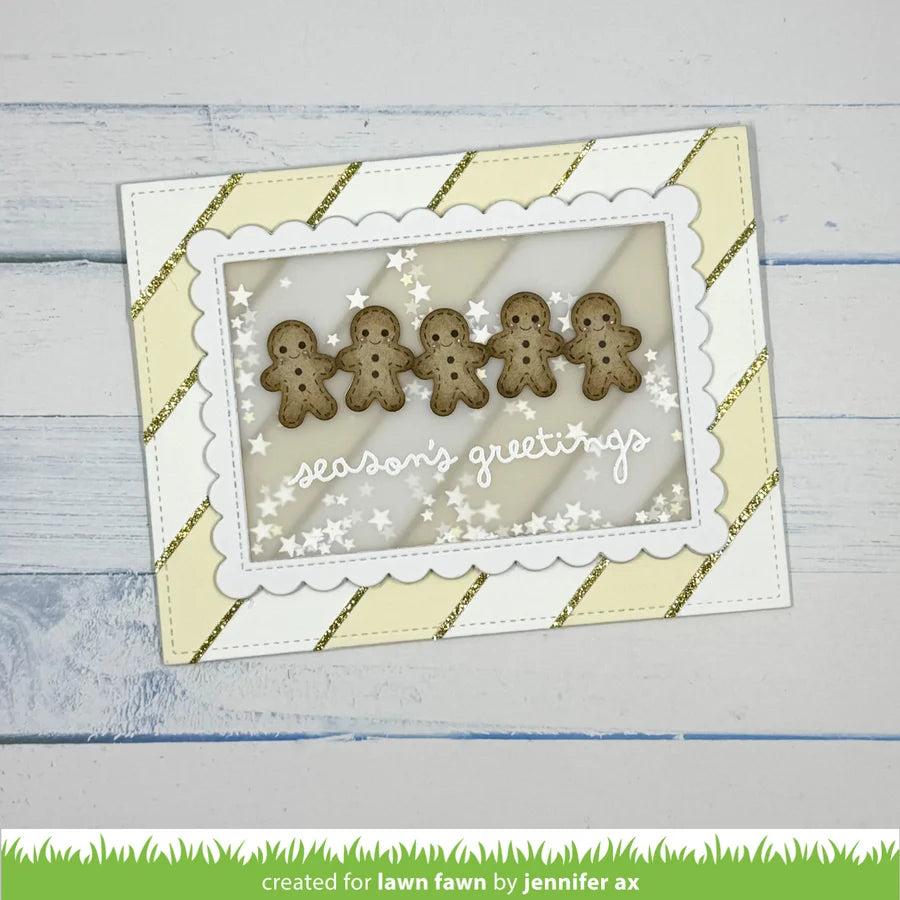 Lawn Fawn - Lawn Cuts - Gingerbread Border-ScrapbookPal