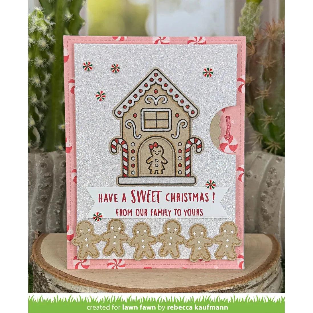 Lawn Fawn - Lawn Cuts - Gingerbread Border-ScrapbookPal