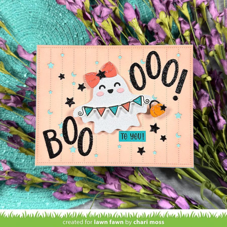 Lawn Fawn - Lawn Cuts - Happy Ghost Tag-ScrapbookPal