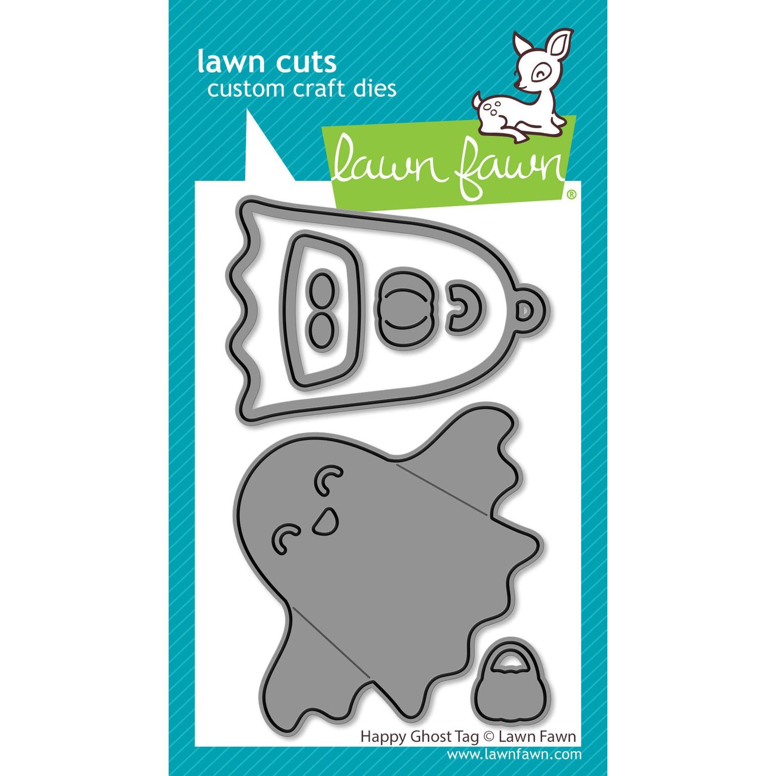 Lawn Fawn - Lawn Cuts - Happy Ghost Tag-ScrapbookPal