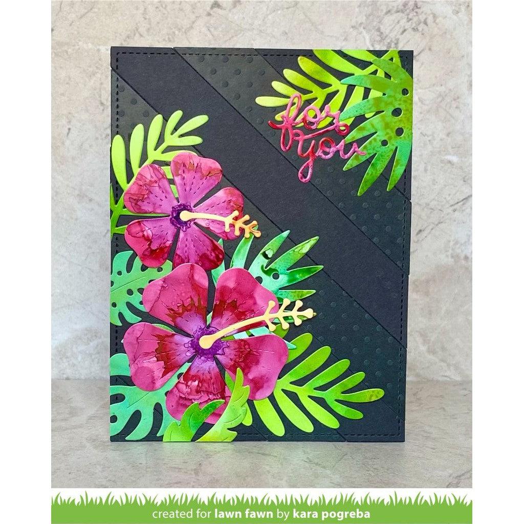 Lawn Fawn - Lawn Cuts - Happy Hibiscus-ScrapbookPal