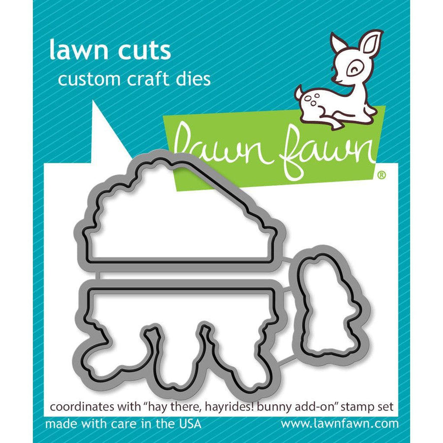 Lawn Fawn - Lawn Cuts - Hay There, Hayrides! Bunny Add-On