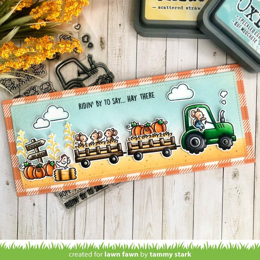 Lawn Fawn - Lawn Cuts - Hay There, Hayrides! Mice Add-On-ScrapbookPal