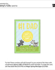 Lawn Fawn - Lawn Cuts - Henry's 123s-ScrapbookPal