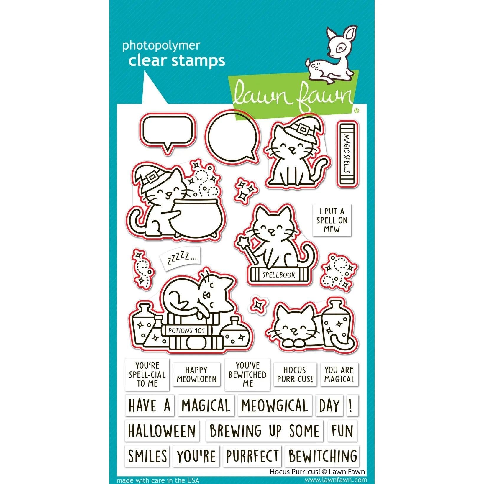Lawn Fawn - Lawn Cuts - Hocus Purr-cus!-ScrapbookPal
