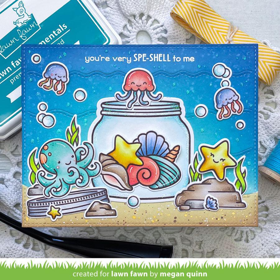 Lawn Fawn - Lawn Cuts - How You Bean? Seashell Add-On-ScrapbookPal