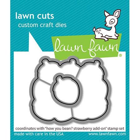 Lawn Fawn - Lawn Cuts - How You Bean? Strawberries Add-On-ScrapbookPal