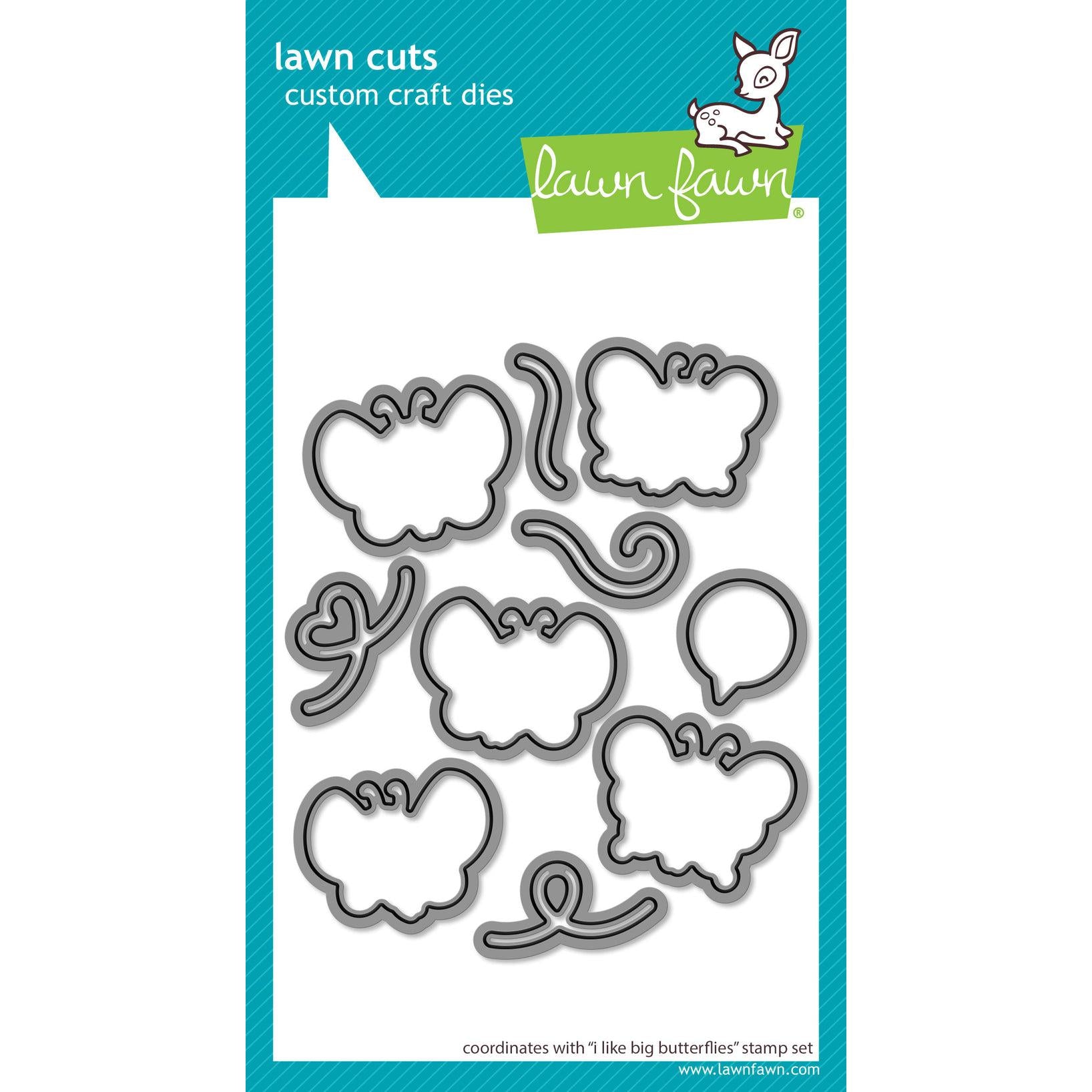Lawn Fawn - Lawn Cuts - I Like Big Butterflies-ScrapbookPal