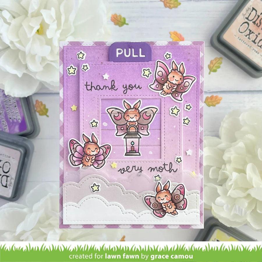 Lawn Fawn - Lawn Cuts - I Like Cute Moths-ScrapbookPal