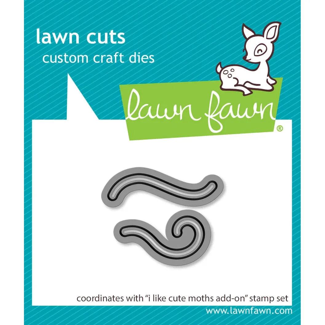 Lawn Fawn - Lawn Cuts - I Like Cute Moths Add-On-ScrapbookPal