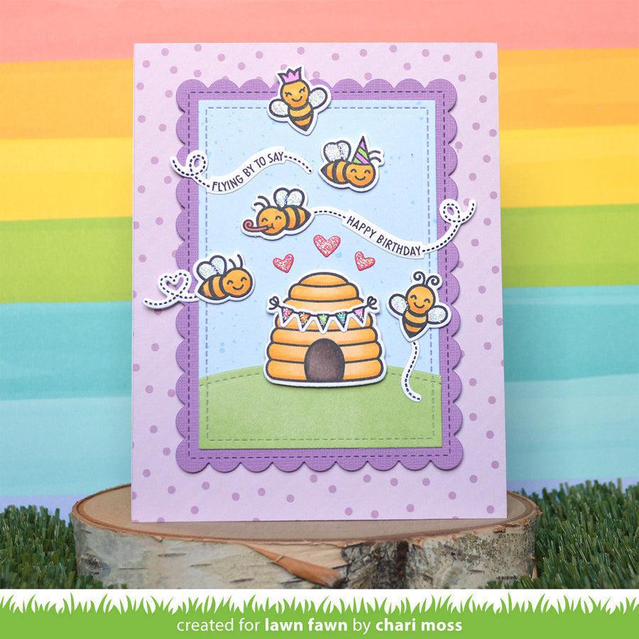 Lawn Fawn - Lawn Cuts - Just Plane Awesome Sentiment Trails-ScrapbookPal