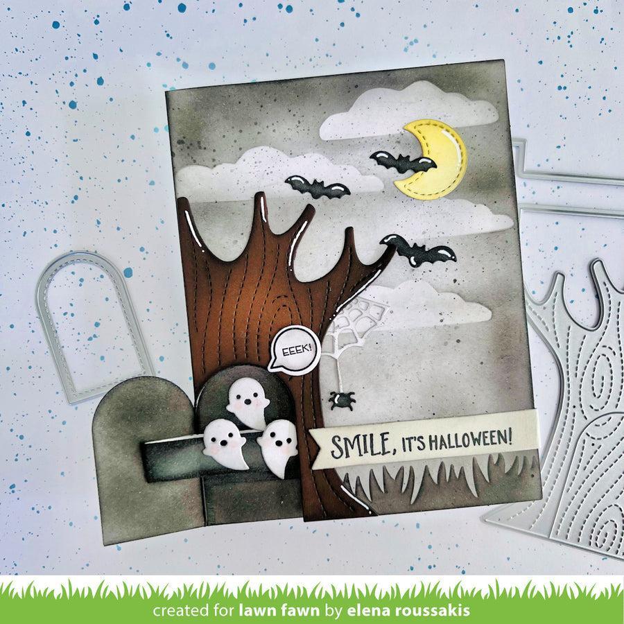 Lawn Fawn - Lawn Cuts - Knock Knock, Who's There? Tree Add-on-ScrapbookPal