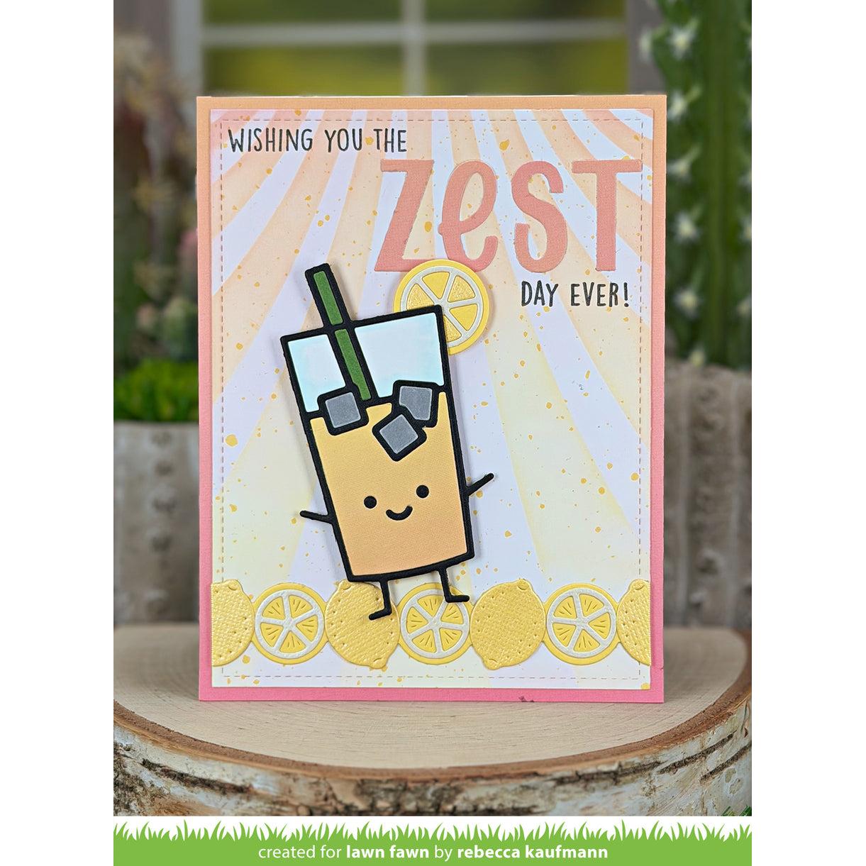Lawn Fawn - Lawn Cuts - Lemon Border-ScrapbookPal