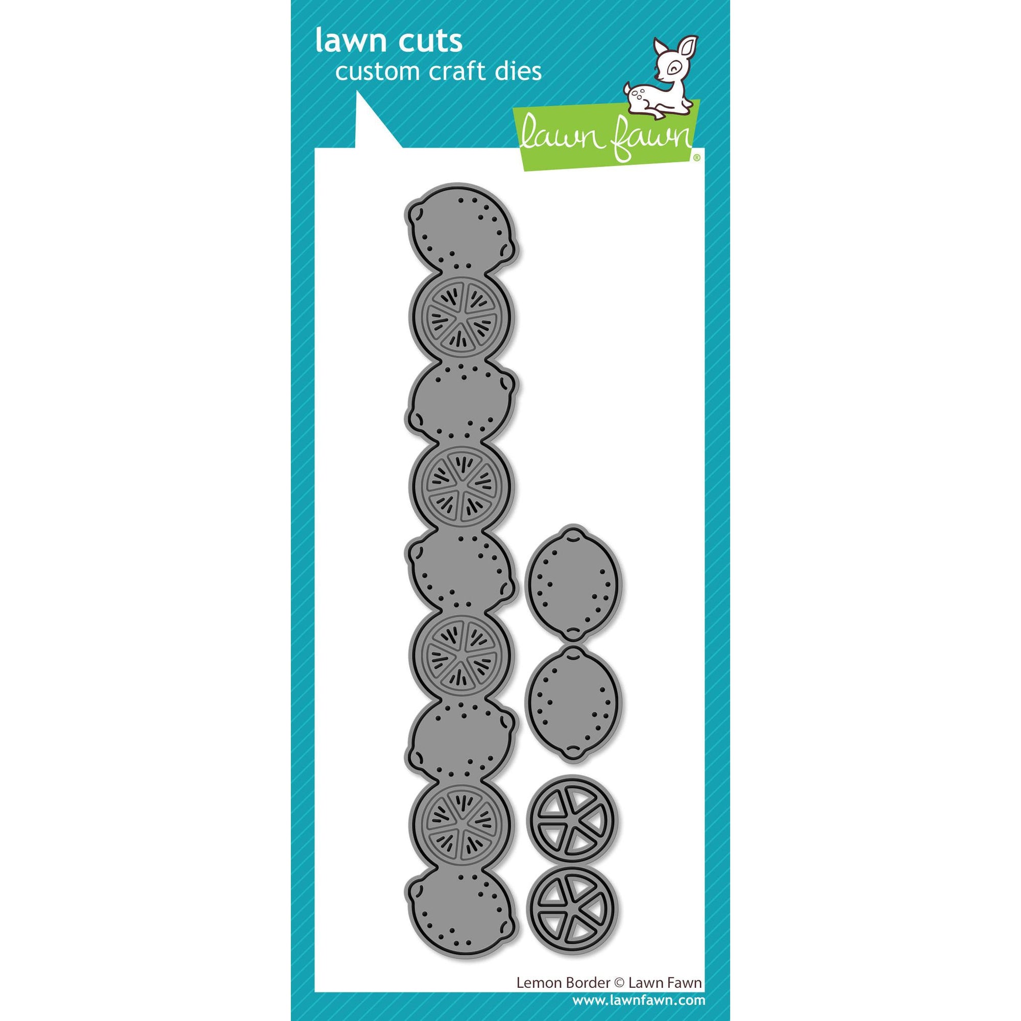 Lawn Fawn - Lawn Cuts - Lemon Border-ScrapbookPal