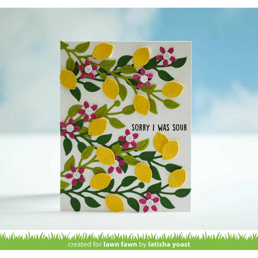 Lawn Fawn - Lawn Cuts - Lemon Vine Border-ScrapbookPal