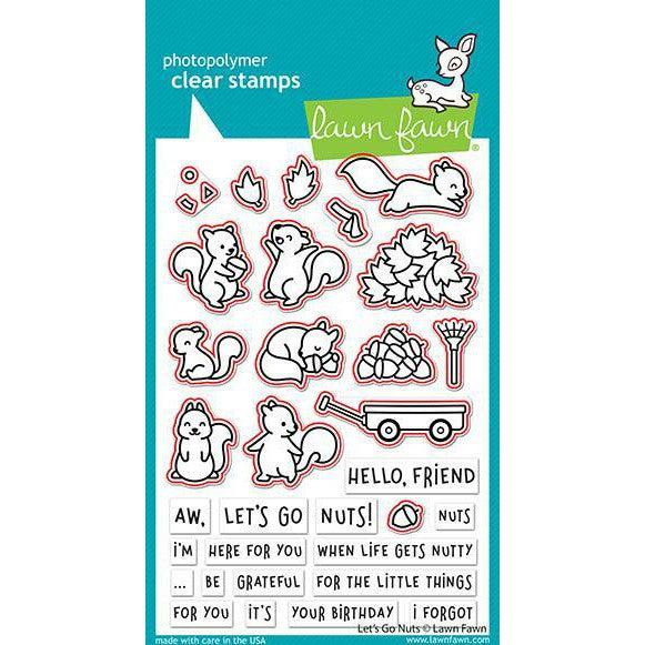 Lawn Fawn - Lawn Cuts - Let's Go Nuts-ScrapbookPal
