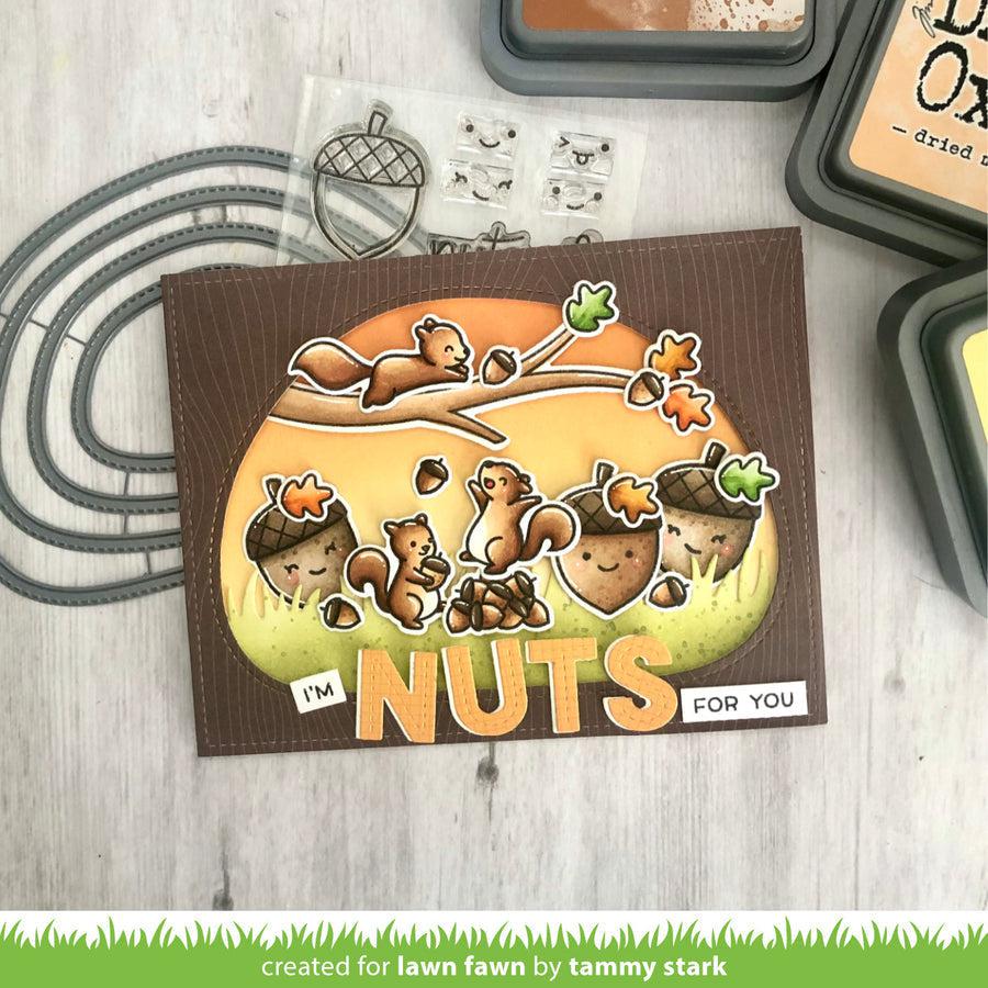 Lawn Fawn - Lawn Cuts - Let's Go Nuts-ScrapbookPal