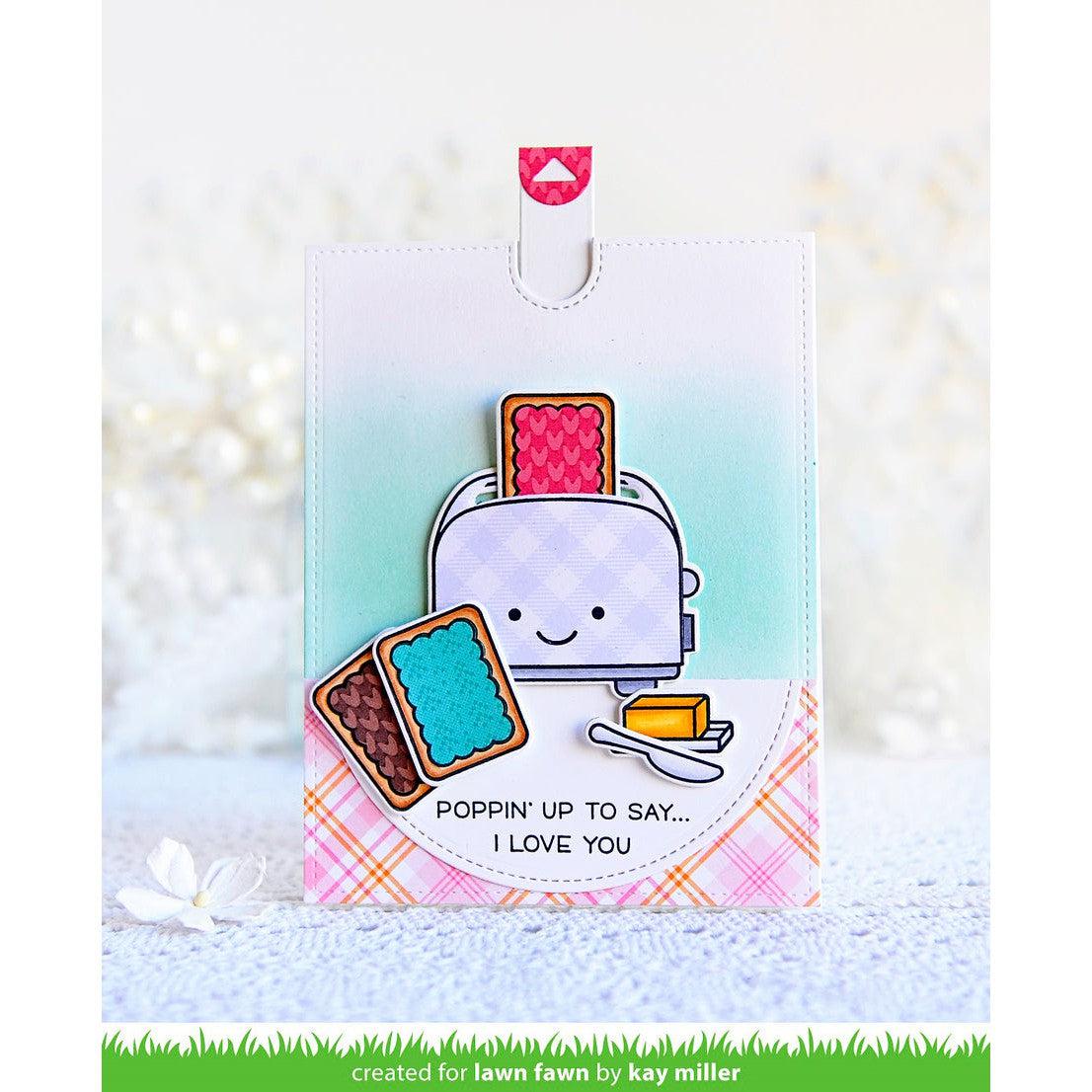 Lawn Fawn - Lawn Cuts - Let's Toast-ScrapbookPal