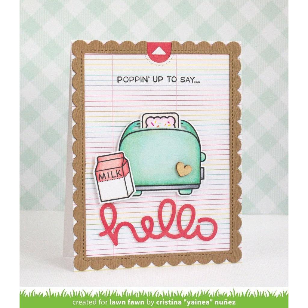 Lawn Fawn - Lawn Cuts - Let's Toast Pull Tab Add-On-ScrapbookPal
