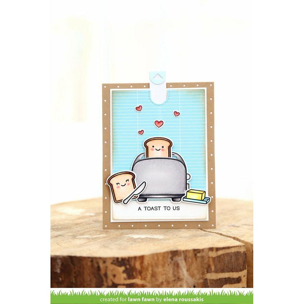 Lawn Fawn - Lawn Cuts - Let's Toast Pull Tab Add-On-ScrapbookPal