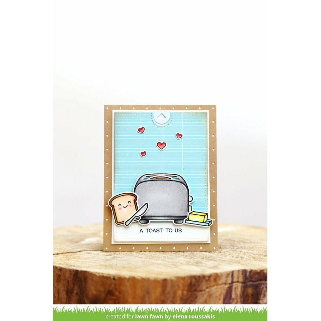 Lawn Fawn - Lawn Cuts - Let's Toast Pull Tab Add-On-ScrapbookPal