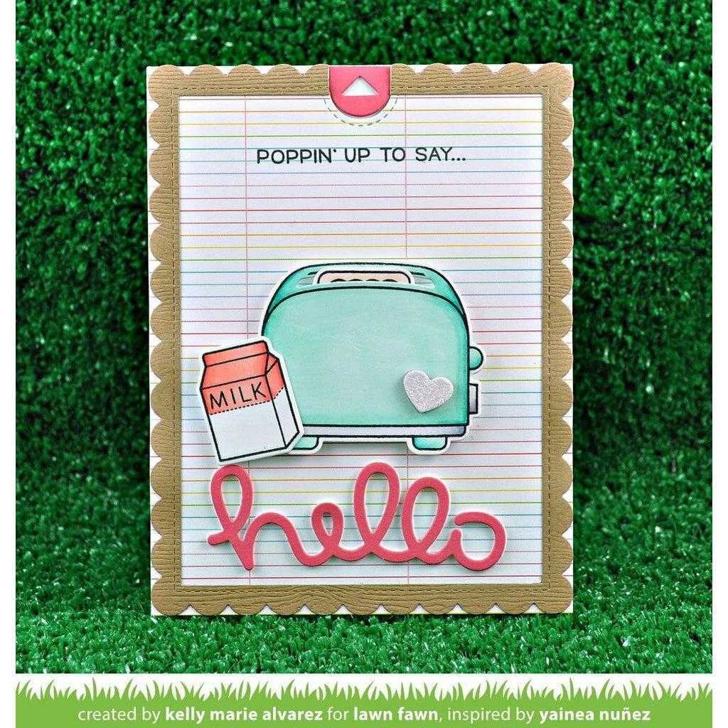 Lawn Fawn - Lawn Cuts - Let's Toast Pull Tab Add-On-ScrapbookPal