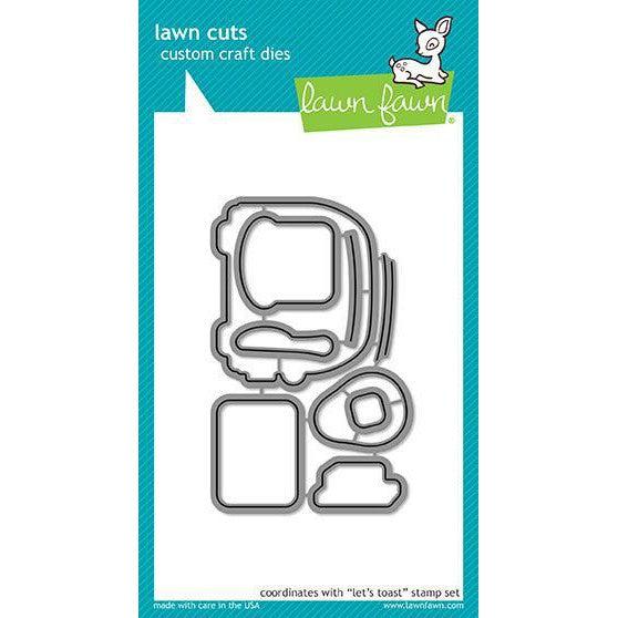 Lawn Fawn - Lawn Cuts - Let's Toast-ScrapbookPal