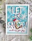 Lawn Fawn - Lawn Cuts - Little Snow Globe: Bear-ScrapbookPal