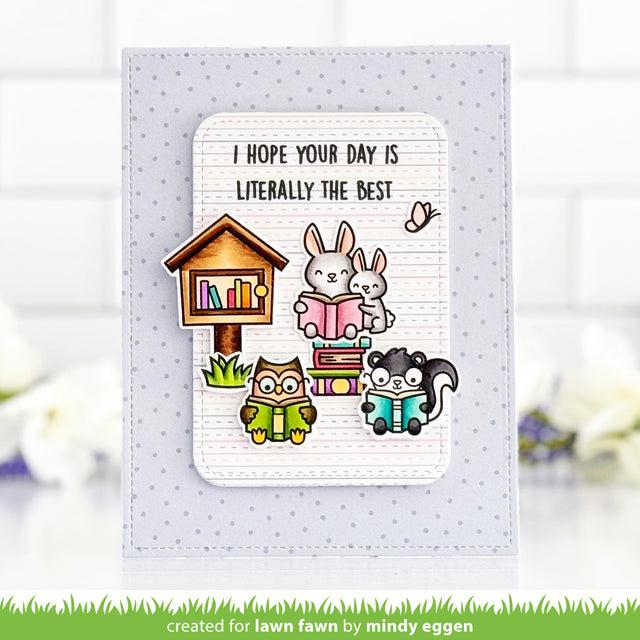 Lawn Fawn - Lawn Cuts - Little Woodland Library-ScrapbookPal