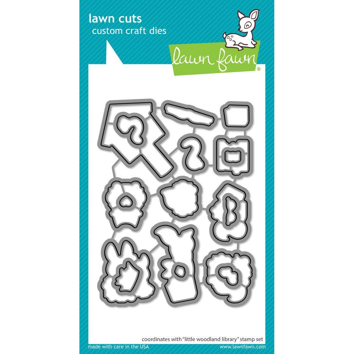 Lawn Fawn - Lawn Cuts - Little Woodland Library-ScrapbookPal