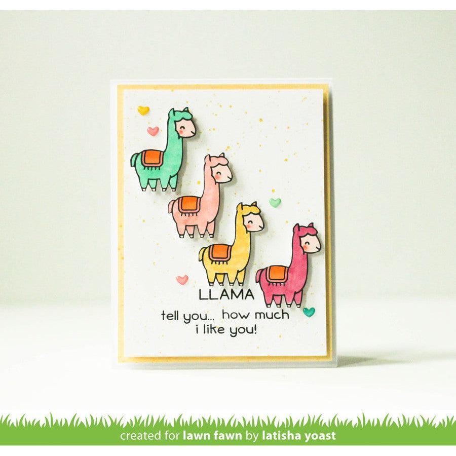 Lawn Fawn - Lawn Cuts - Llama Tell You-ScrapbookPal