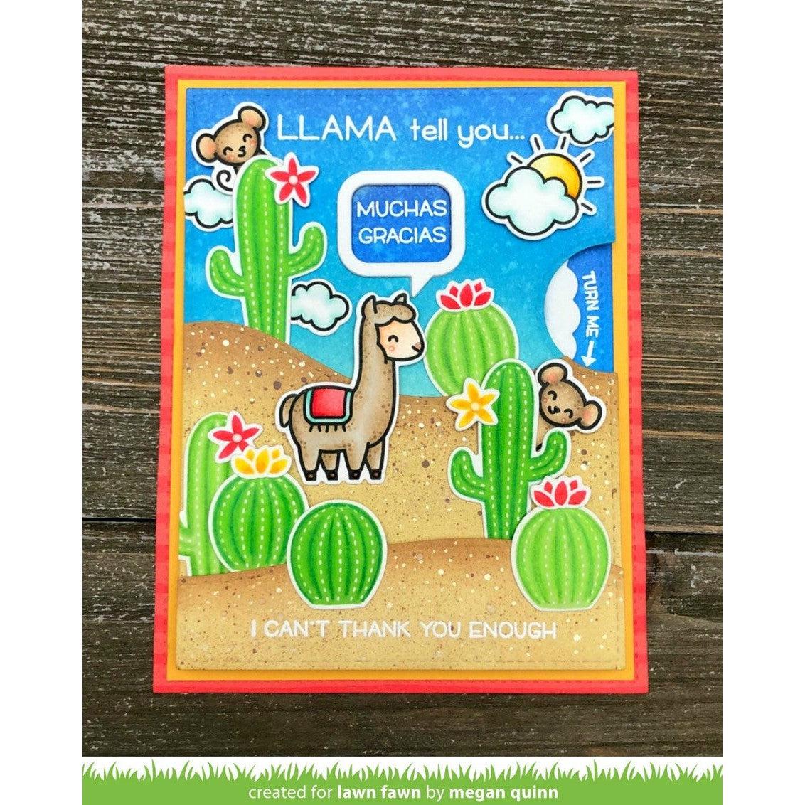 Lawn Fawn - Lawn Cuts - Llama Tell You-ScrapbookPal