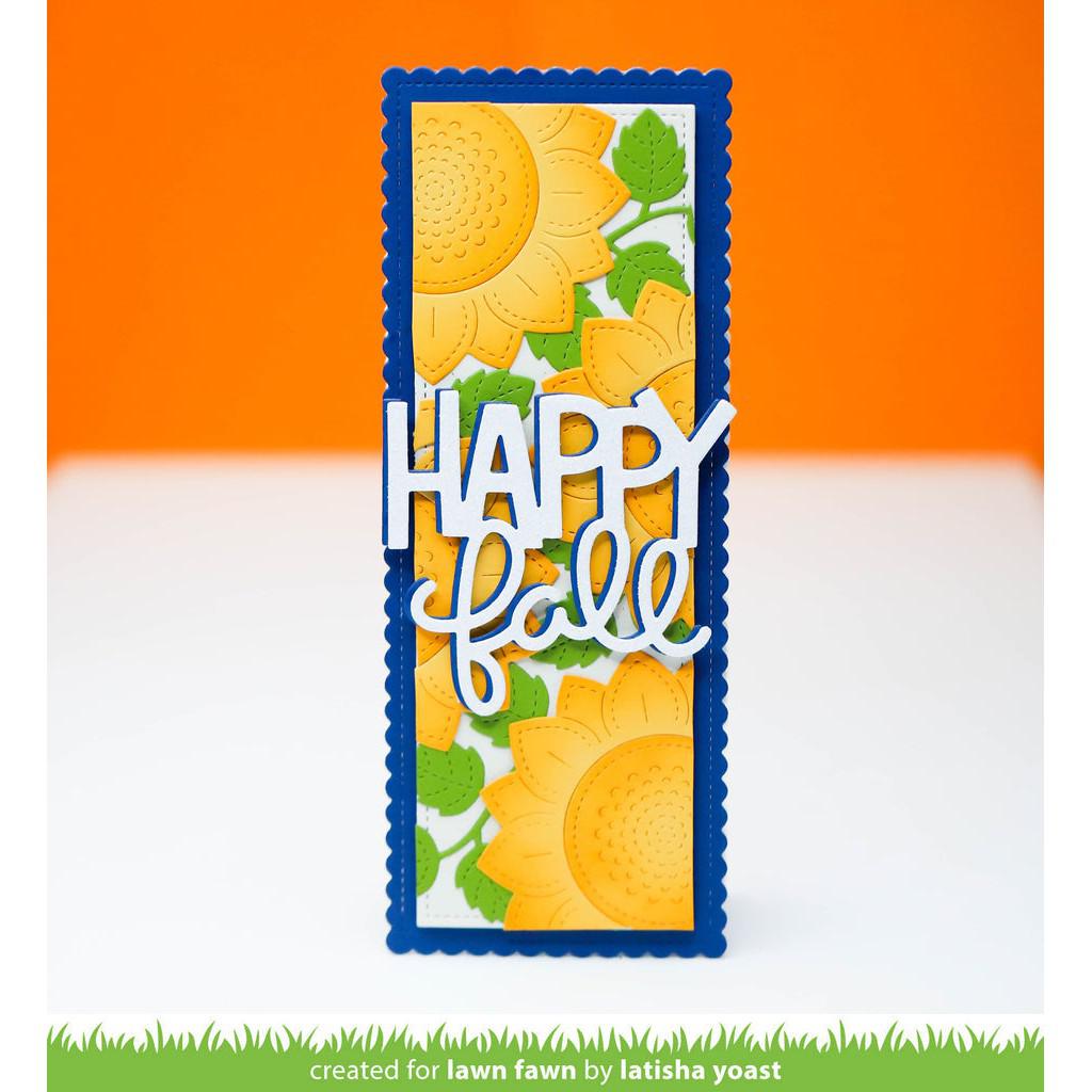 Lawn Fawn - Lawn Cuts - Magic Iris Sunflower Add-On-ScrapbookPal
