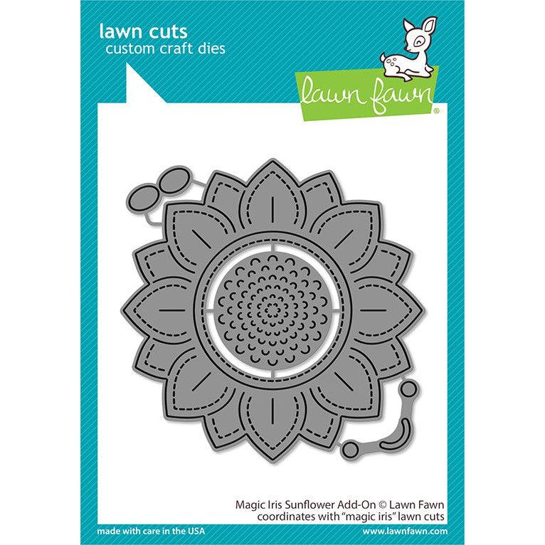 Lawn Fawn - Lawn Cuts - Magic Iris Sunflower Add-On-ScrapbookPal