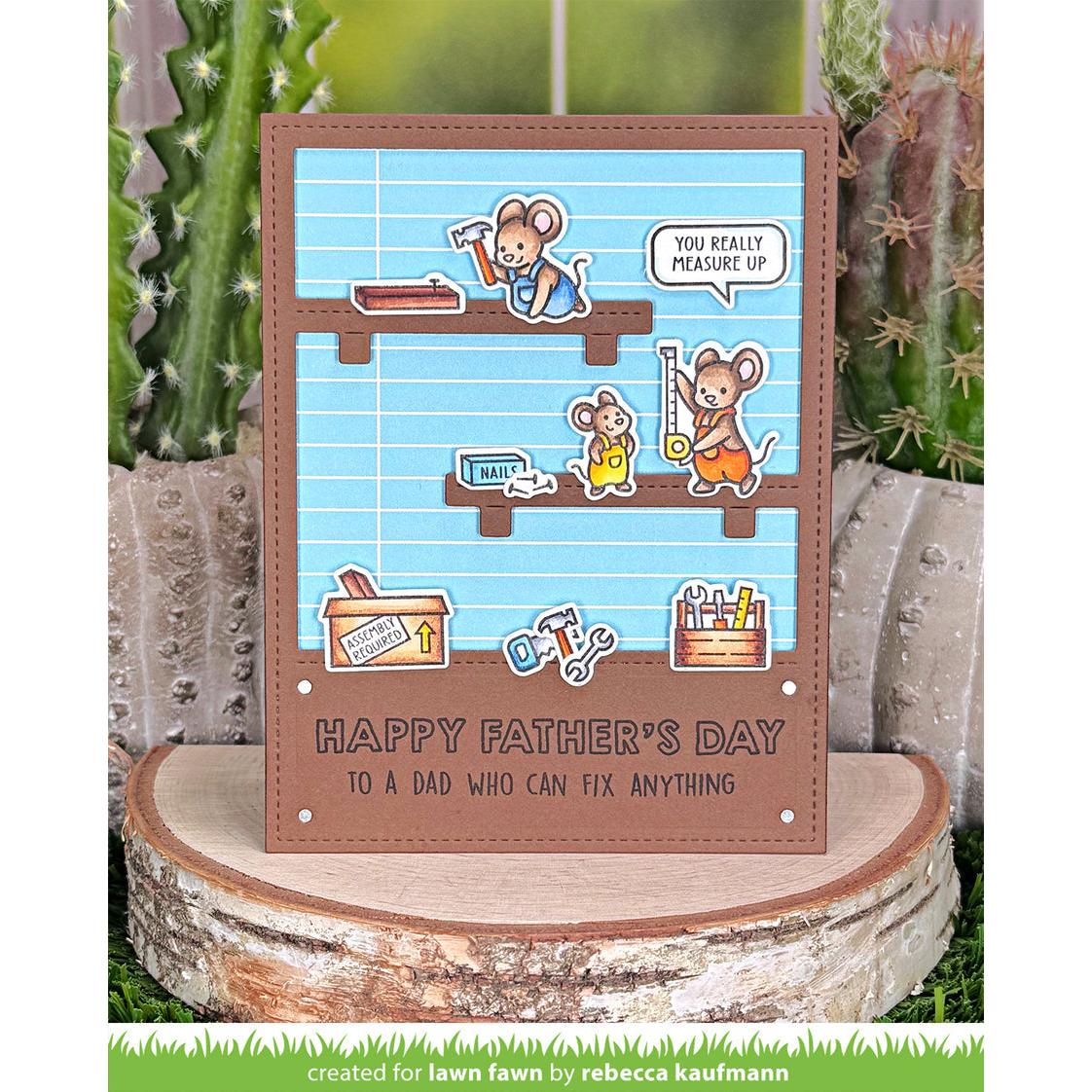 Lawn Fawn - Lawn Cuts - Mice Tools-ScrapbookPal