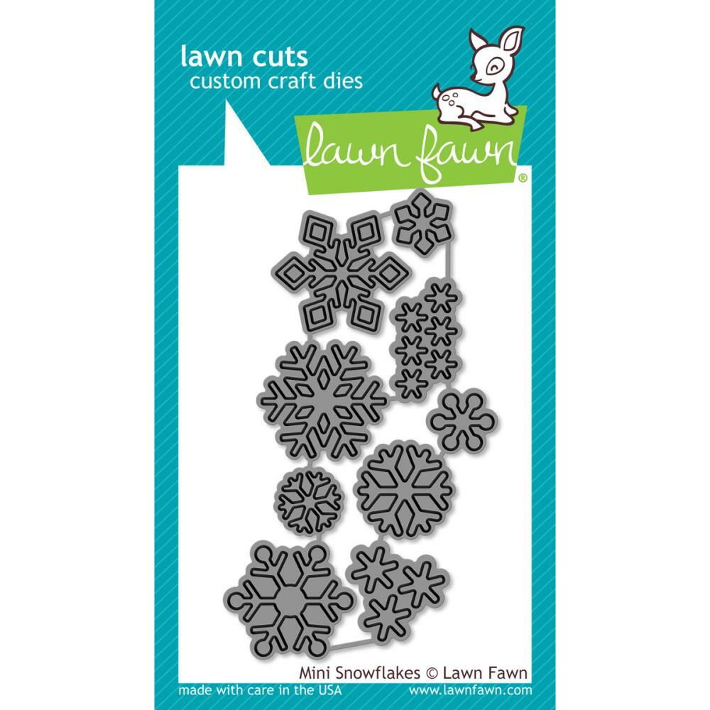 Lawn Fawn - Lawn Cuts - Mini Snowflakes-ScrapbookPal