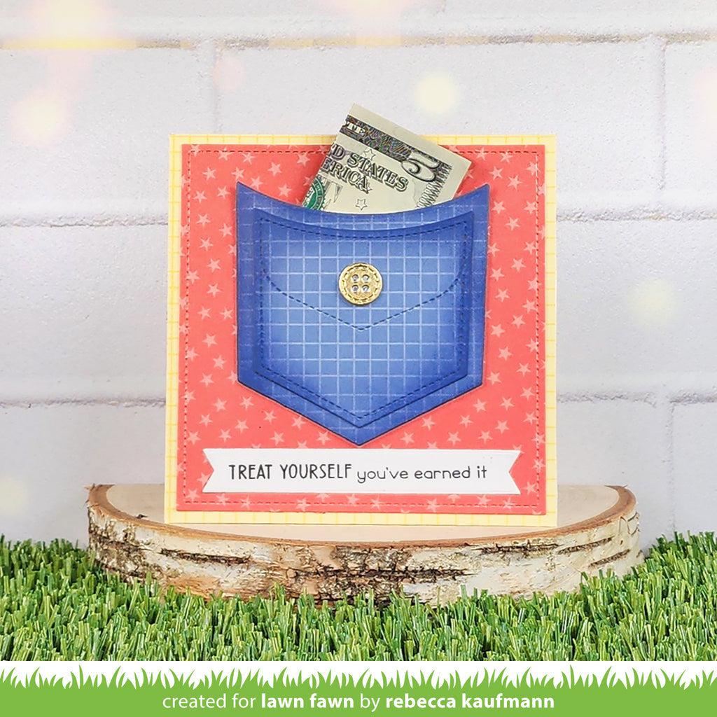 Lawn Fawn - Lawn Cuts - Money Pocket-ScrapbookPal