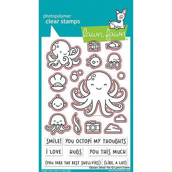 Lawn Fawn - Lawn Cuts - Ocean Shell-fie-ScrapbookPal