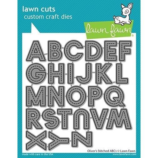 Lawn Fawn - Lawn Cuts - Oliver's Stitched ABCs-ScrapbookPal