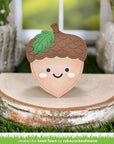 Lawn Fawn - Lawn Cuts - Outside In Stitched Acorn-ScrapbookPal