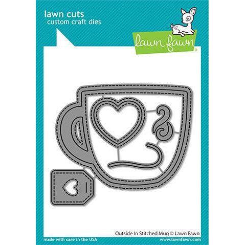 Lawn Fawn - Lawn Cuts - Outside In Stitched Mug-ScrapbookPal