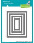 Lawn Fawn - Lawn Cuts - Outside In Stitched Rectangle Stackables-ScrapbookPal