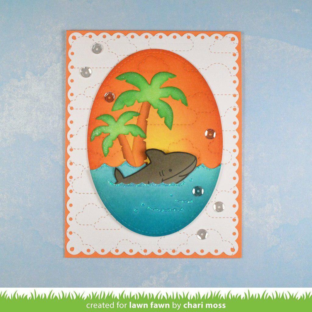 Lawn Fawn - Lawn Cuts - Palm Trees-ScrapbookPal