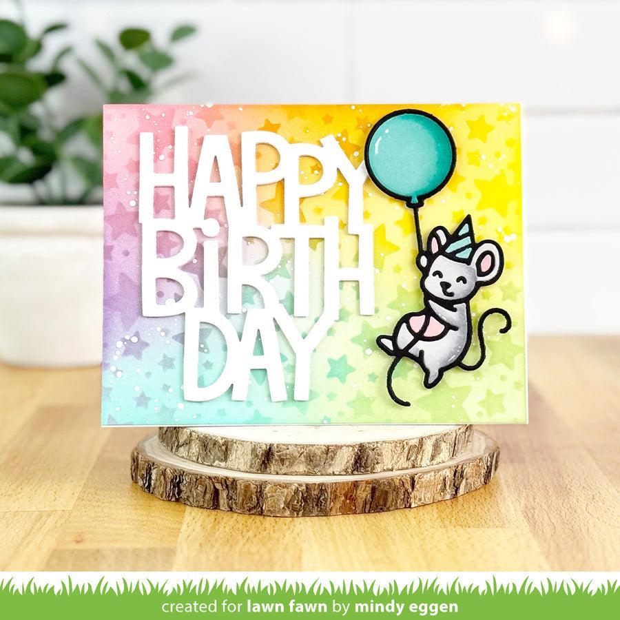 Lawn Fawn - Lawn Cuts - Party Mouse-ScrapbookPal