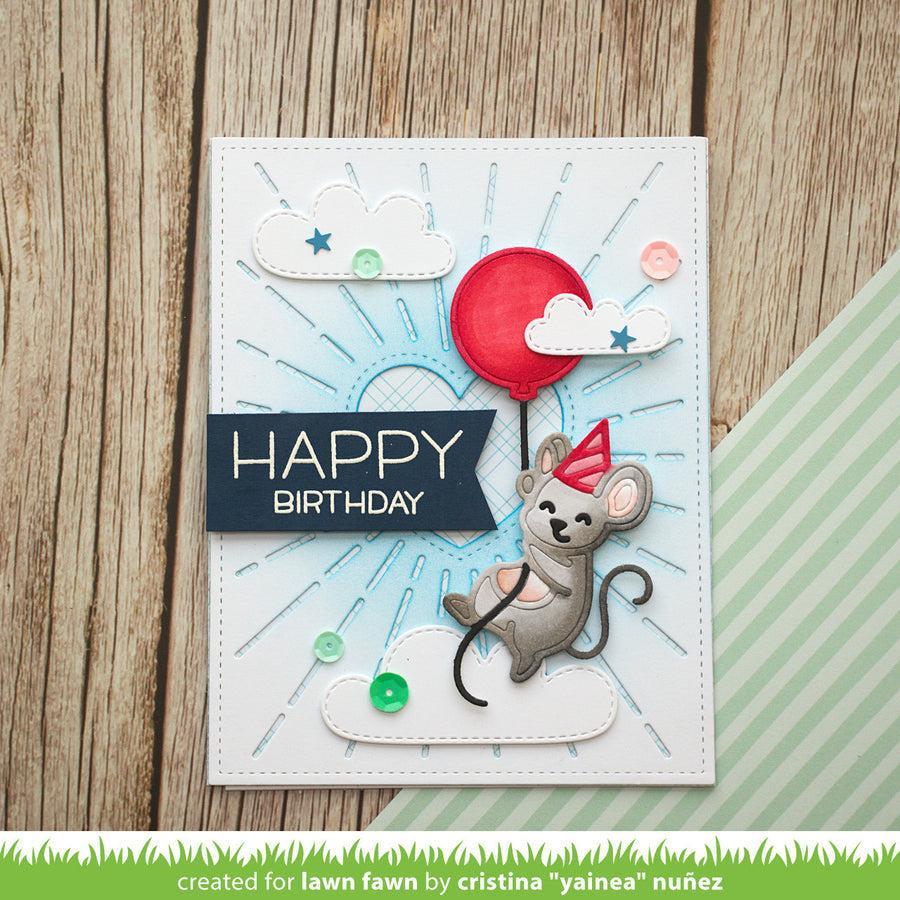 Lawn Fawn - Lawn Cuts - Party Mouse-ScrapbookPal