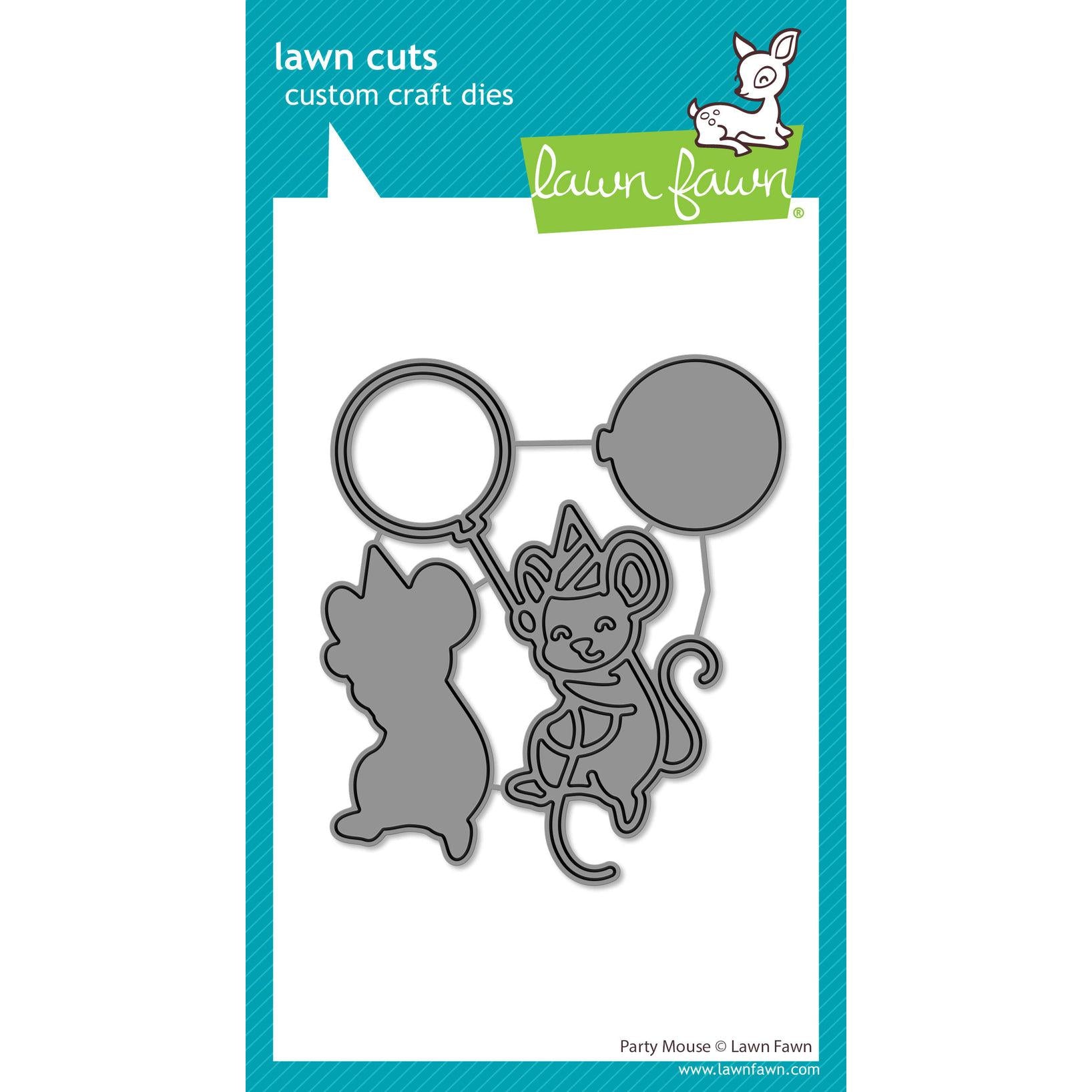 Lawn Fawn - Lawn Cuts - Party Mouse-ScrapbookPal